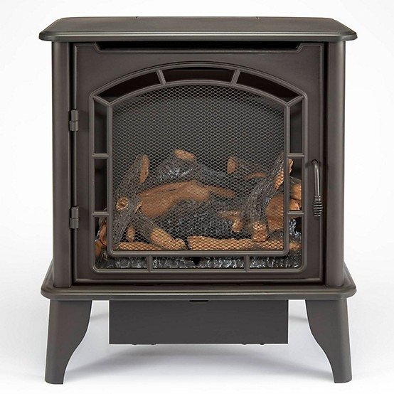 Bluegrass Living Panorama Vent Free Dual Fuel 3-Sided Gas Stove BTSD23RT
