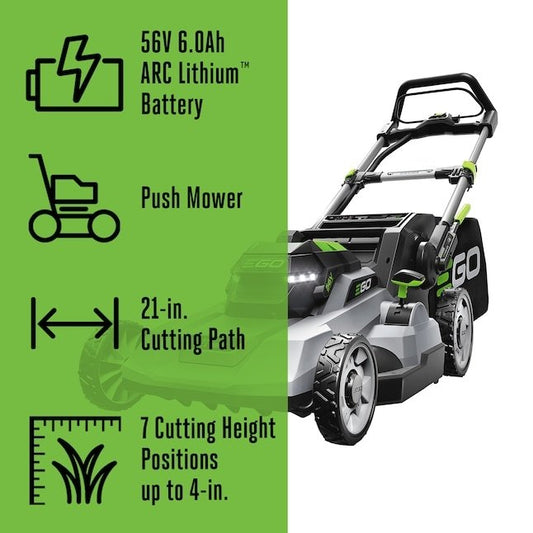 EGO POWER+ LM2114 21″ Brushless Push Lawn Mower Kit