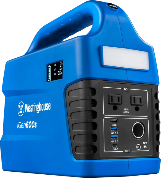 Westinghouse iGen600s Portable Power Station 600W 592Wh New